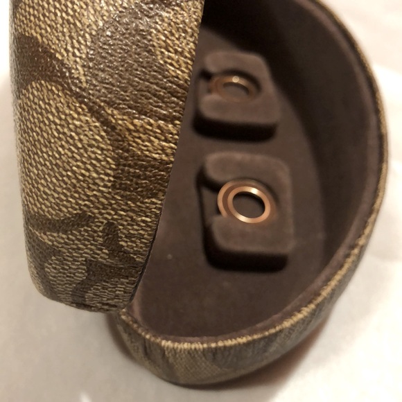 COACH Eyewear Case / Brown Clamshell - Picture 5 of 8